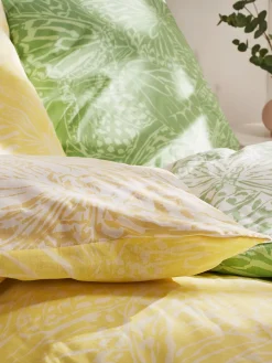 Elanora Satin-Bettwäsche, Gelb