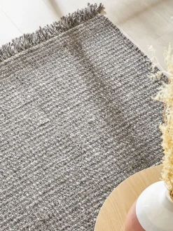 Elmegade Woll-Teppich, Dark Grey