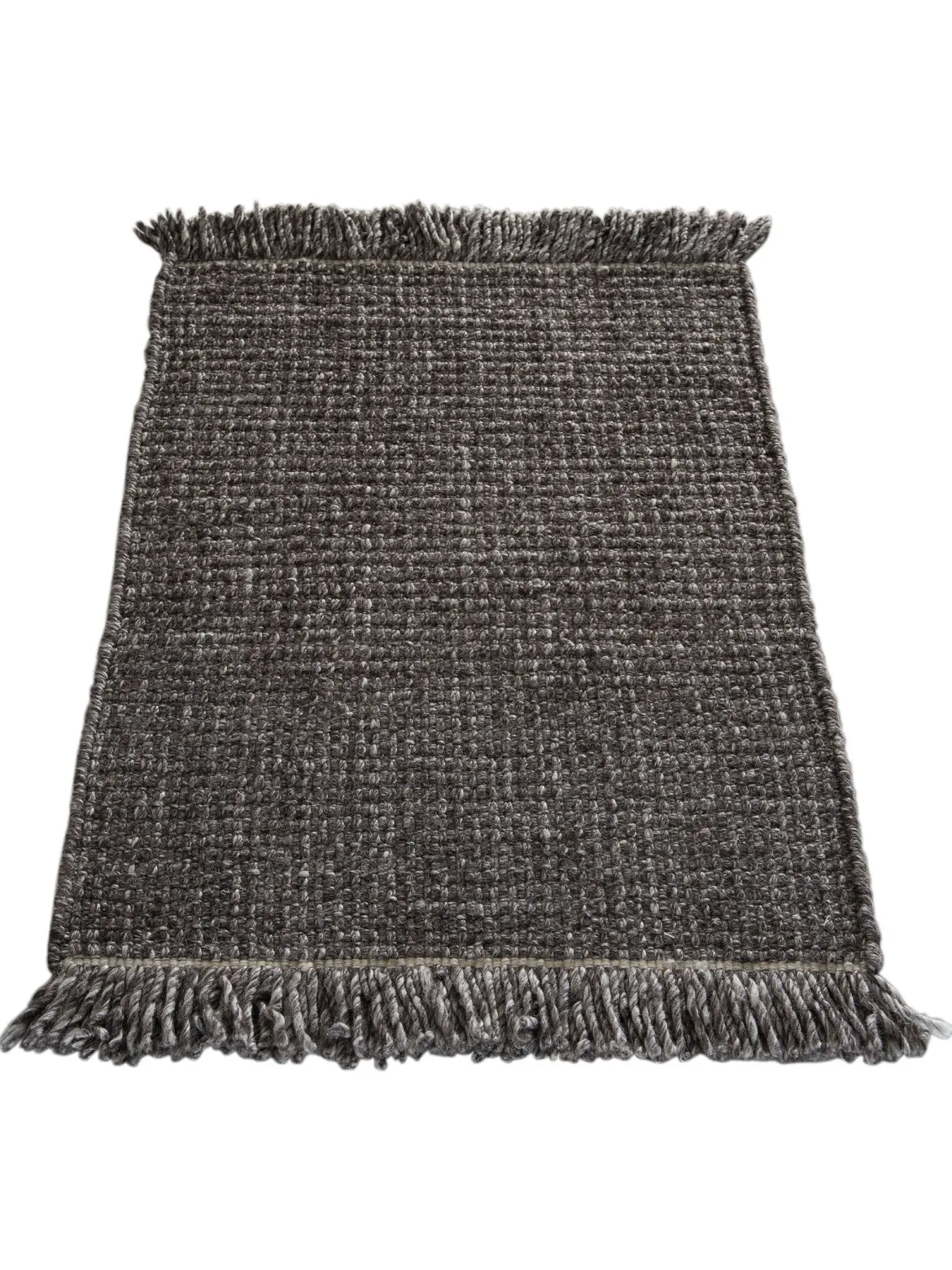 Elmegade Woll-Teppich, Dark Grey