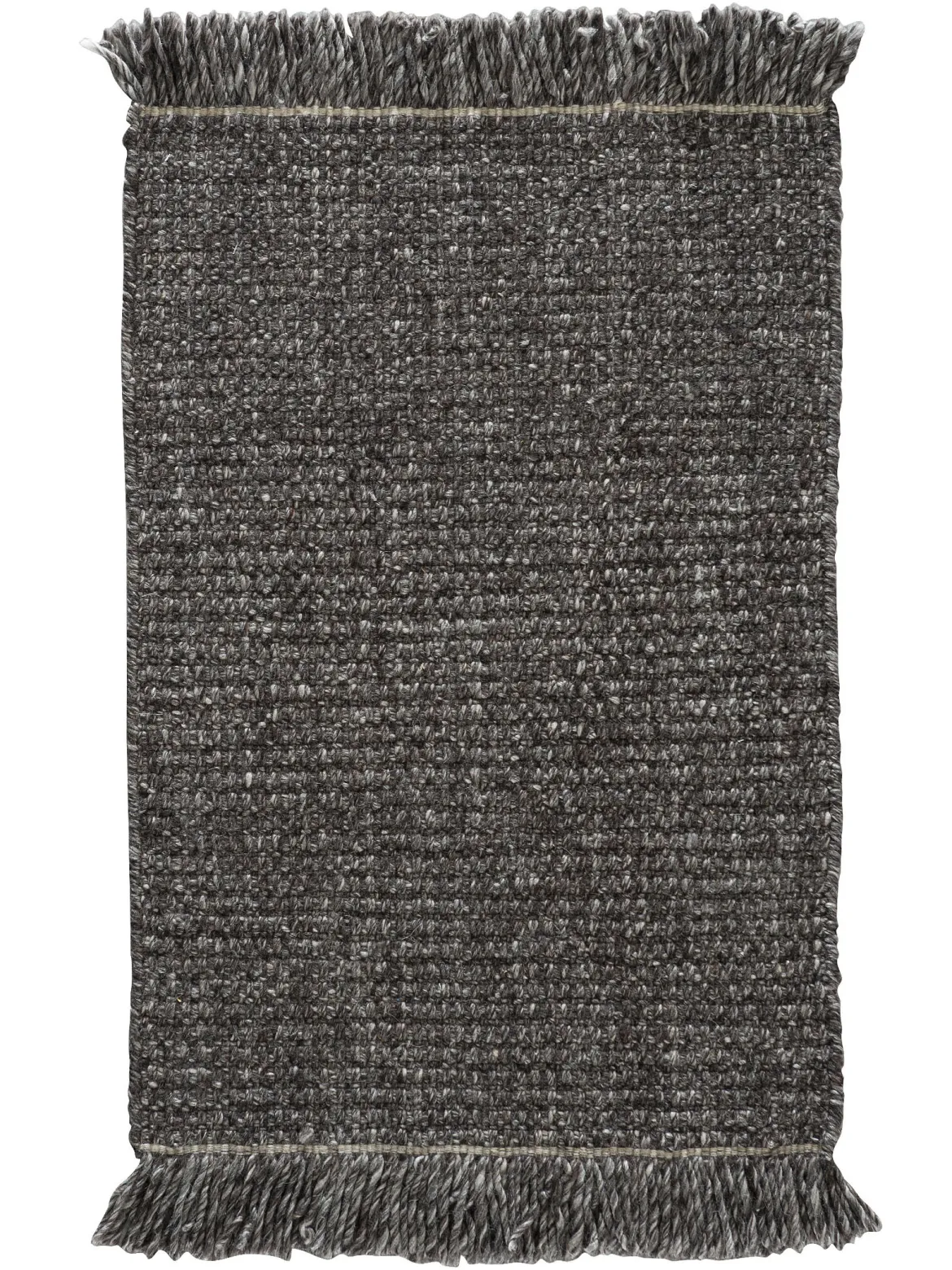 Elmegade Woll-Teppich, Dark Grey