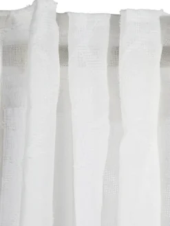 Enna Vorhang mit Gardinenband, Offwhite