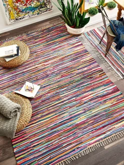 Fanö Fleckerl-Teppich, Multicolor