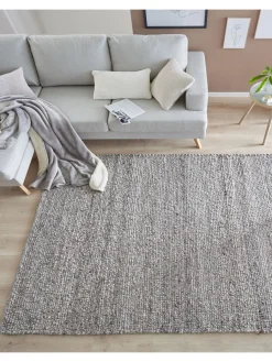 Fannby Woll-Teppich, Dark Grey