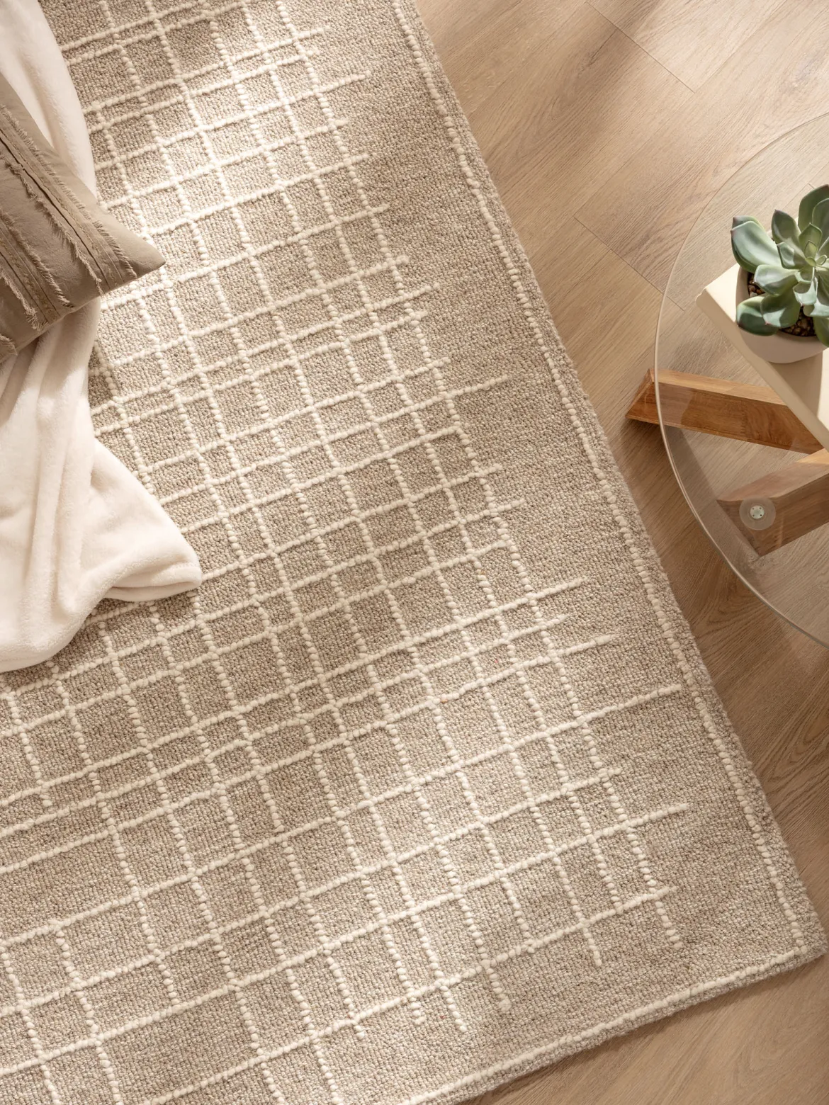 Fiadberg Moderner Teppich, Grey Natural