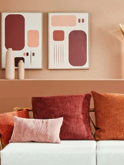 Finca Leinwand Druck, Multicolor