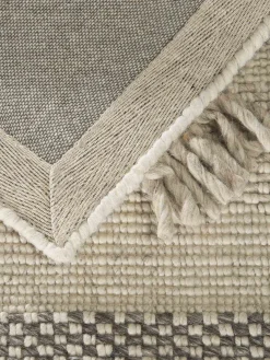 Finnbo Flachgewebe-Teppich, Ivory