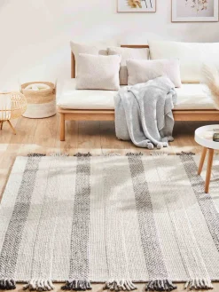 Finnbo Flachgewebe-Teppich, Ivory