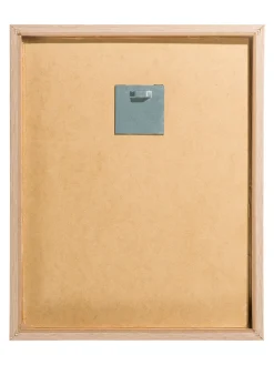 Flagani Reliefbild, Grün/Türkis/Orange/Pink