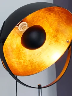 Flash Standleuchte, Schwarz/Gold