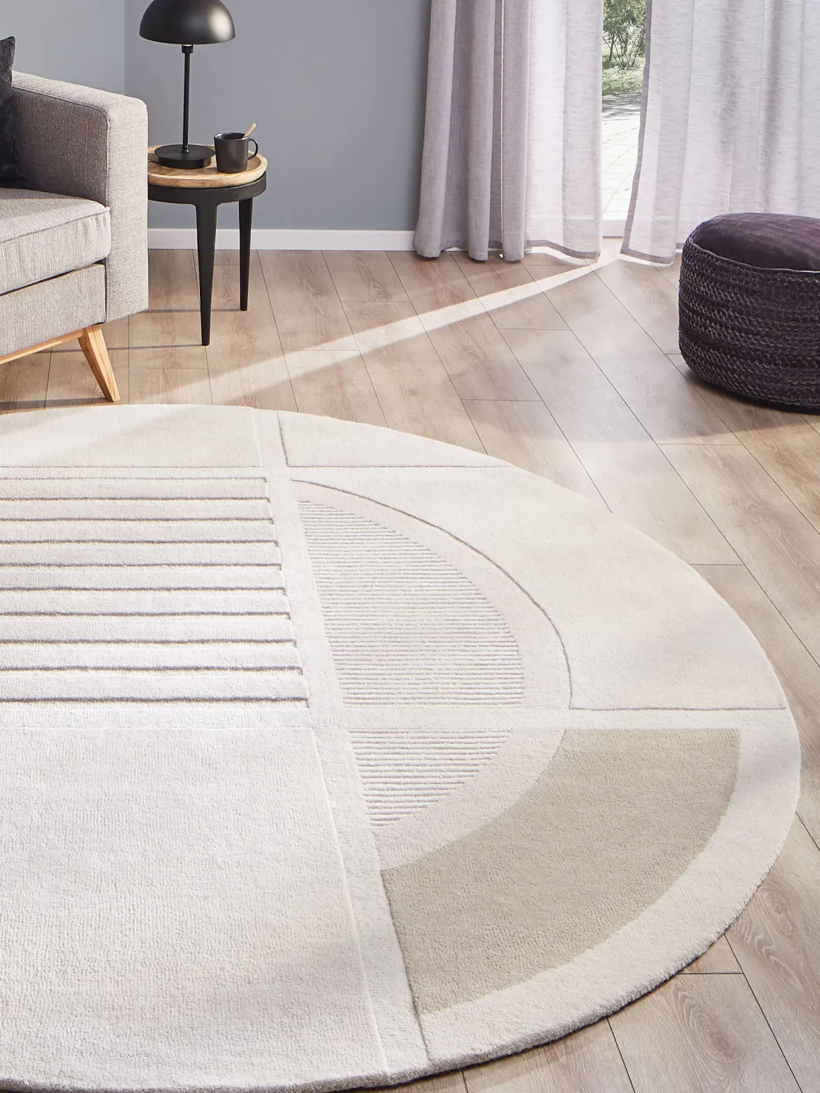 Formello Moderner Teppich, Sand