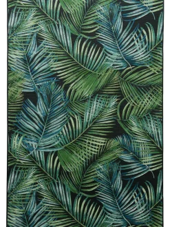 Galapagos Outdoor-Teppich, Leaf Black