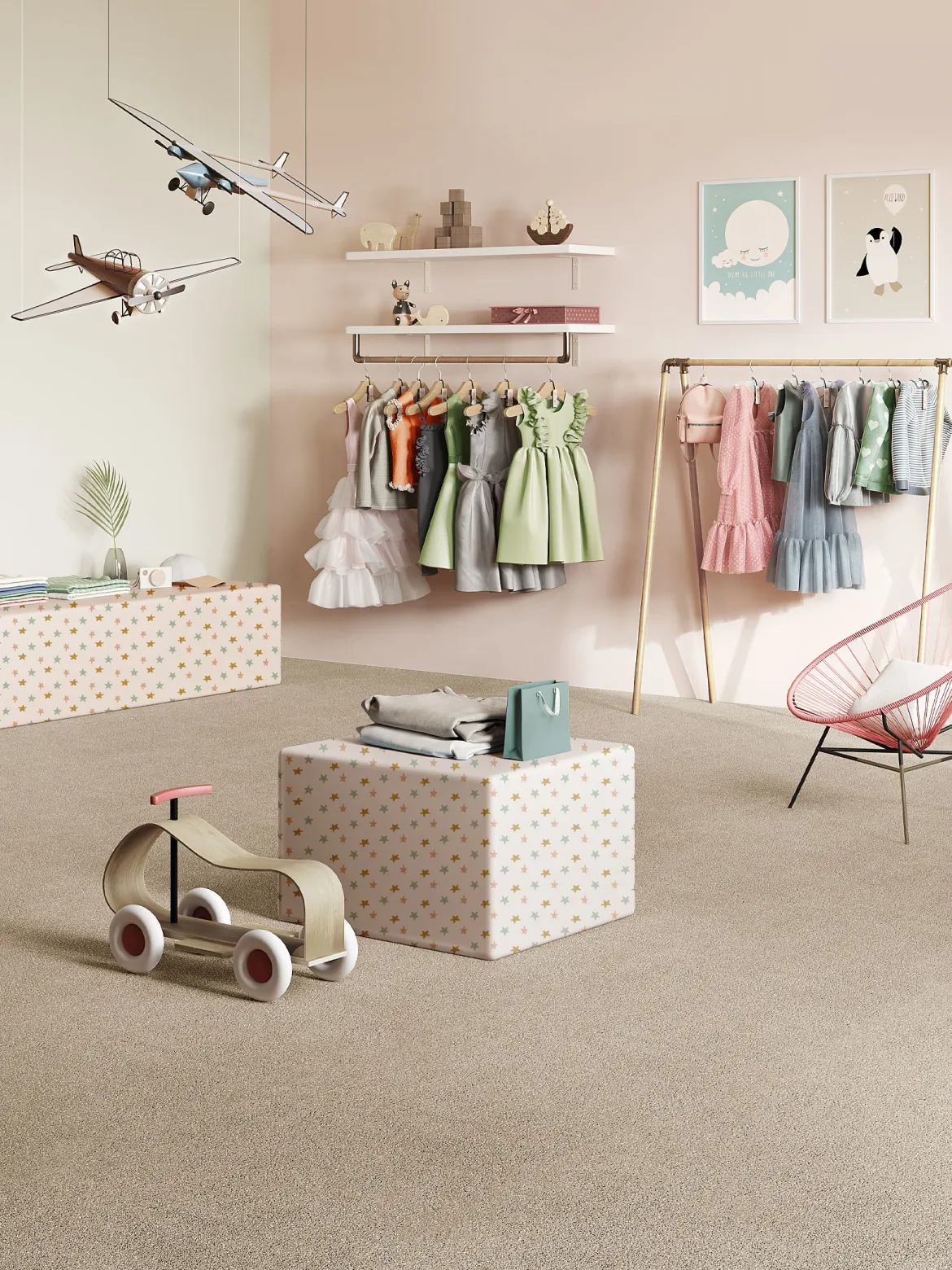 Galerie Velours-Teppichboden, Creme 30