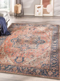 Gandava Vintage-Teppich, Multicolor