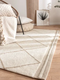 Gartland Woll-Teppich, Scandic White
