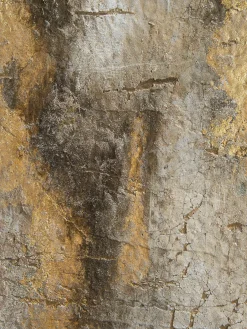 Graue Fantasie Leinwand-handgemalt, Beige