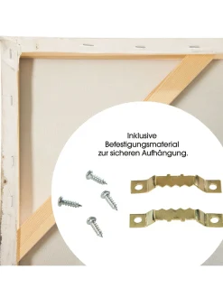 Graue Fantasie Leinwand-handgemalt, Graubeige
