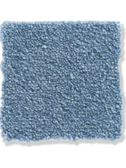 Green Line Velours-Teppichboden, Gletscherblau 761