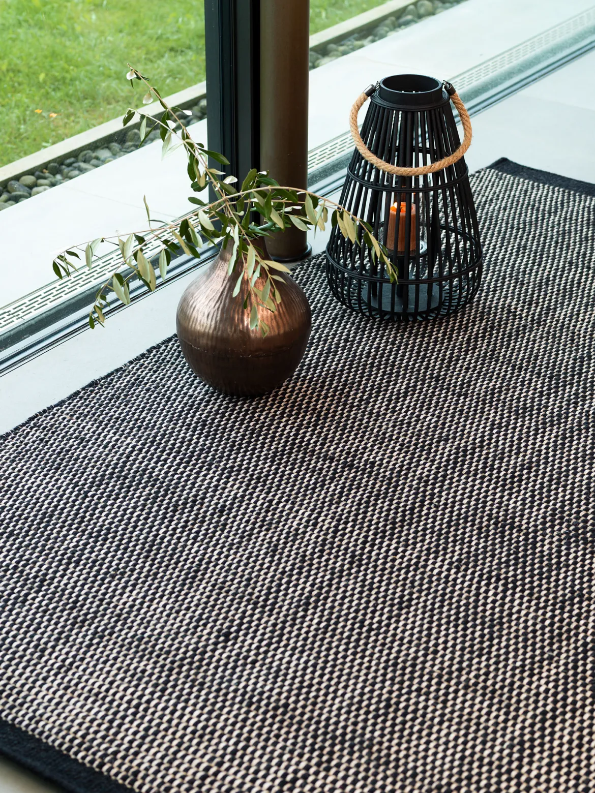 Haderup Woll-Teppich, Black