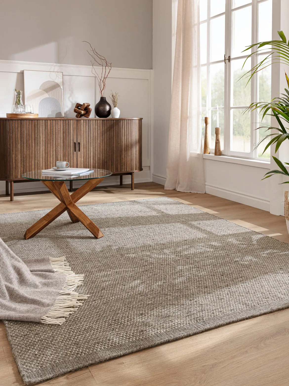Haderup Woll-Teppich, Silver