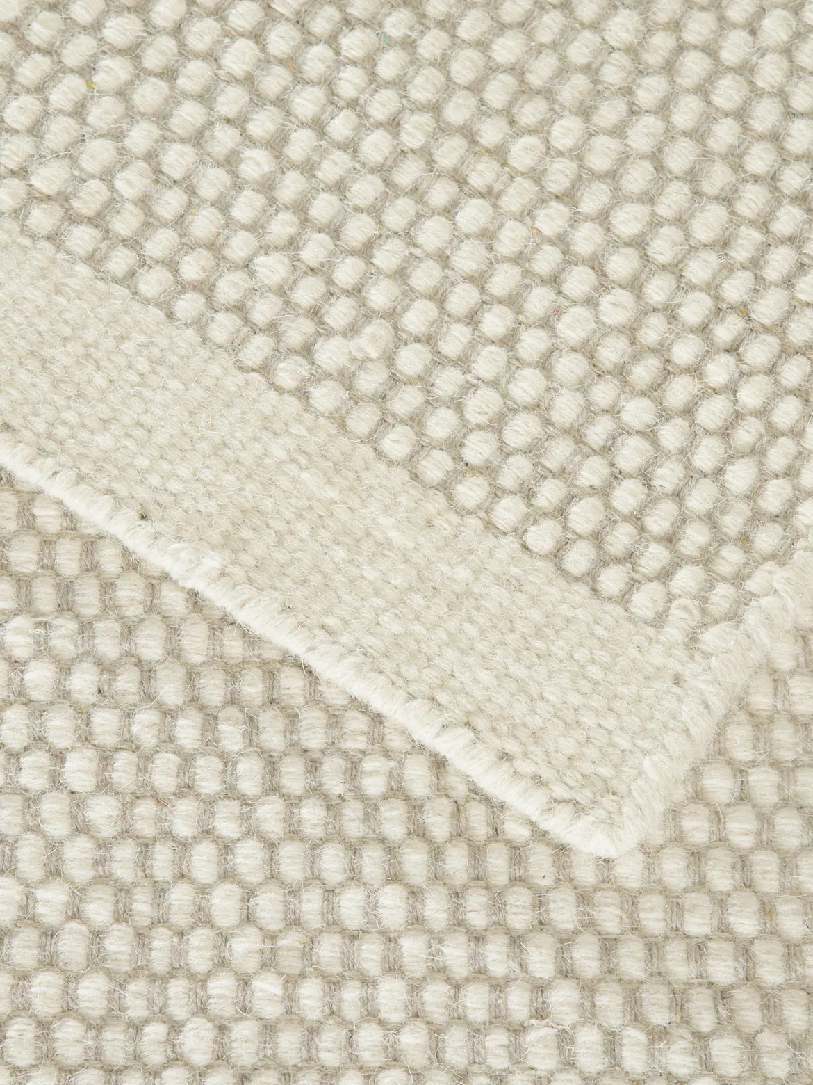 Haderup Woll-Teppich, White