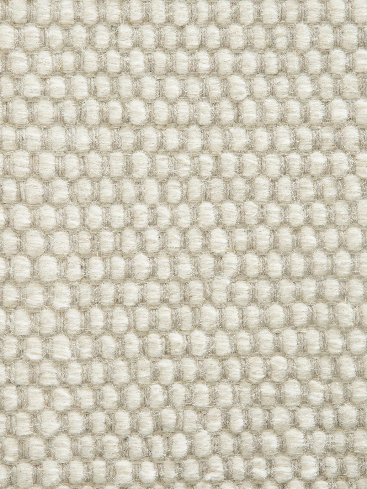 Haderup Woll-Teppich, White