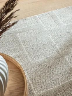 Hallund Moderner Teppich, Stone Grey