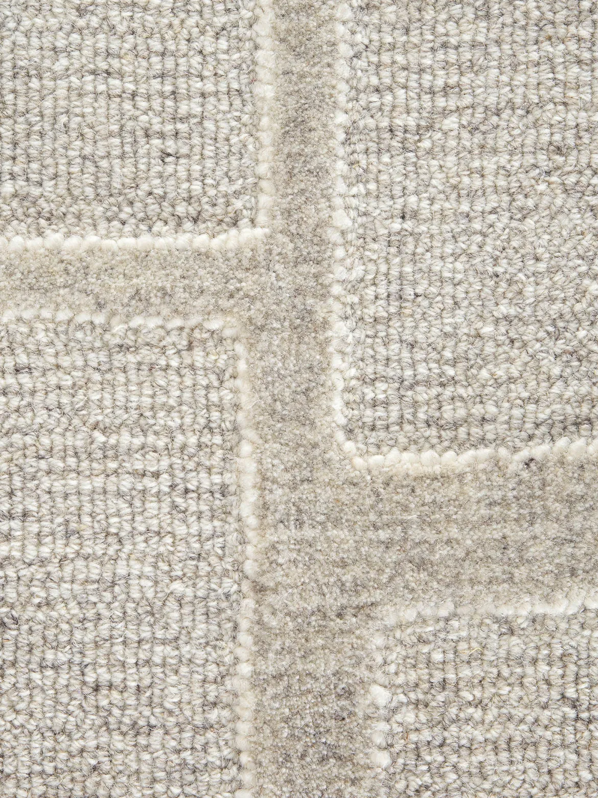 Hallund Moderner Teppich, Stone Grey