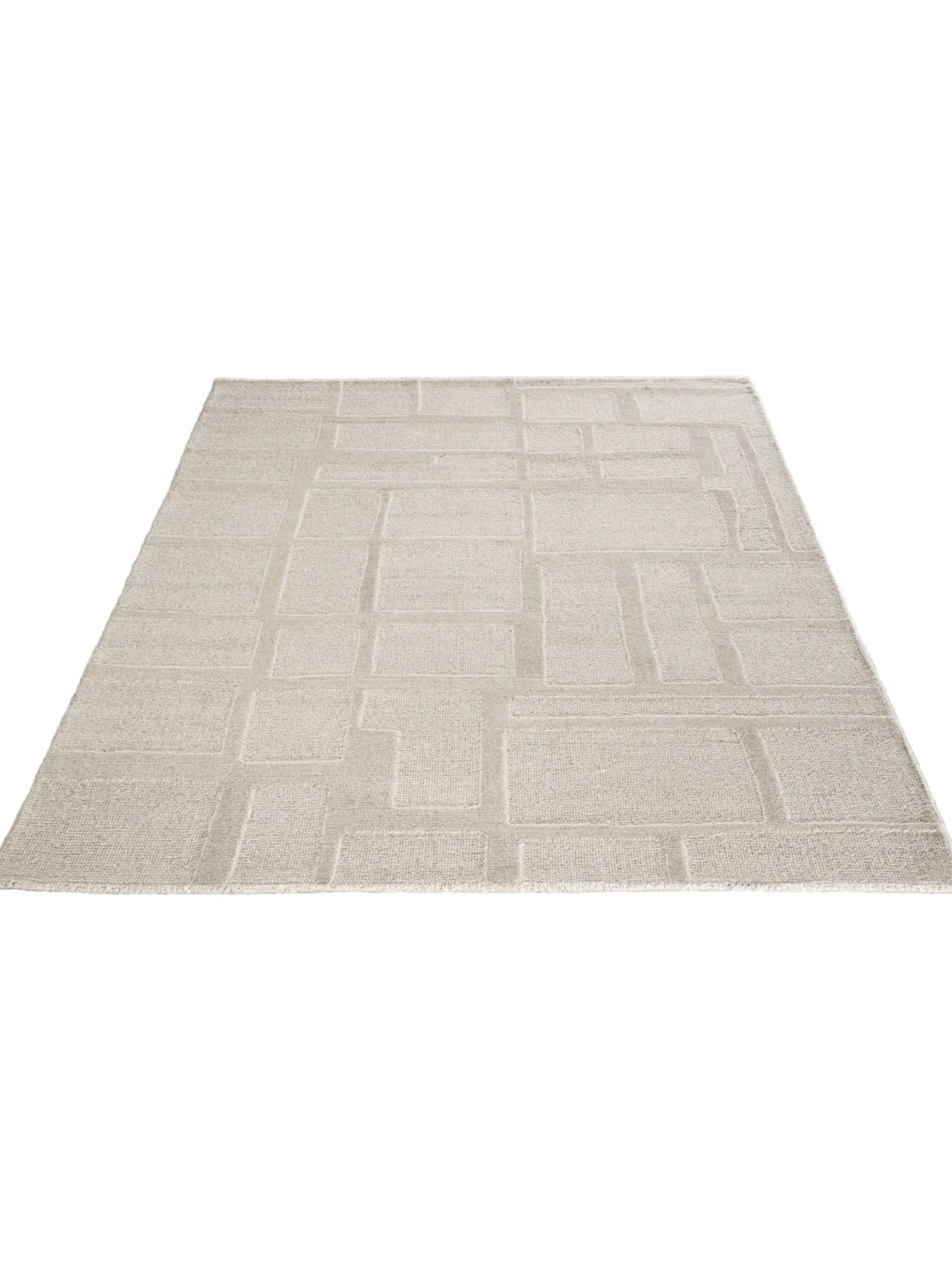 Hallund Moderner Teppich, Stone Grey