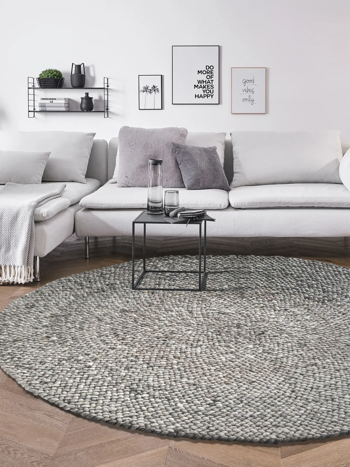 Harpsund Woll-Teppich, Grey Natural