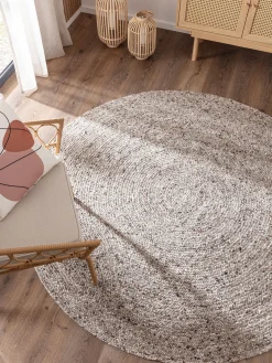 Hedby Woll-Teppich, Grey Natural