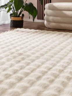 Heltborg Kunstfell-Teppich, Beige