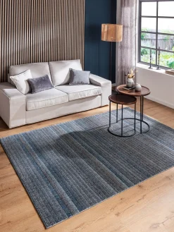 Hillsboro Moderner Teppich, Blau