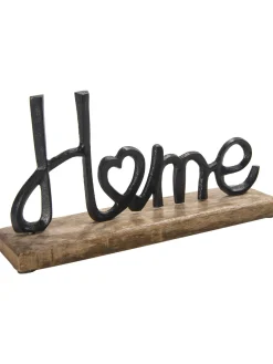 Home Aufsteller, Schwarz/Eiche