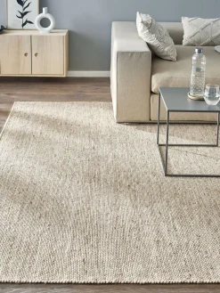 Hörneberg Woll-Teppich, Sand