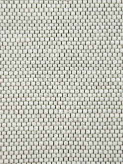 Hörneberg Woll-Teppich, Weiss