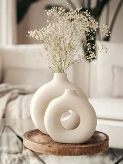 Hulao Vase, Mattweiss