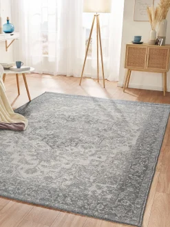 Inverness Vintage-Teppich, Silber