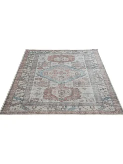 Jampur Vintage-Teppich, Blau