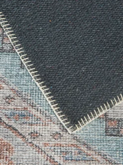 Jampur Vintage-Teppich, Blau