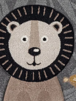 Junglebook Kinder-Teppich, Grau
