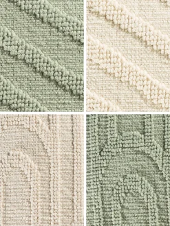 Kalbarri +Tekapo Set 4er Set, Salbei/Creme