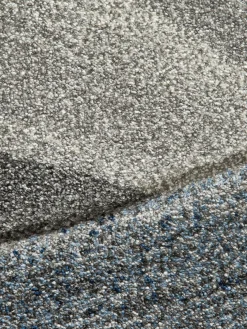 Kaleidoskop Moderner Teppich, Blau