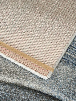 Kaleidoskop Moderner Teppich, Blau