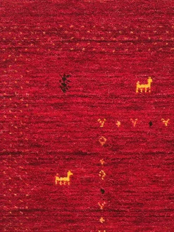 Kamlapur Gabbeh-Teppich, Bordeaux