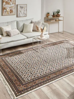 Kanpur Herati Orient-Teppich, Creme