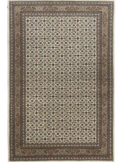 Kanpur Herati Orient-Teppich, Creme