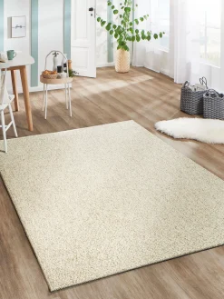 Karleby Moderner Teppich, Creme/Braun meliert