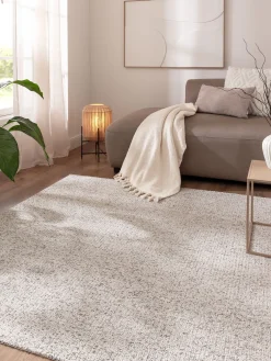 Karleby Moderner Teppich, Creme/Grau meliert