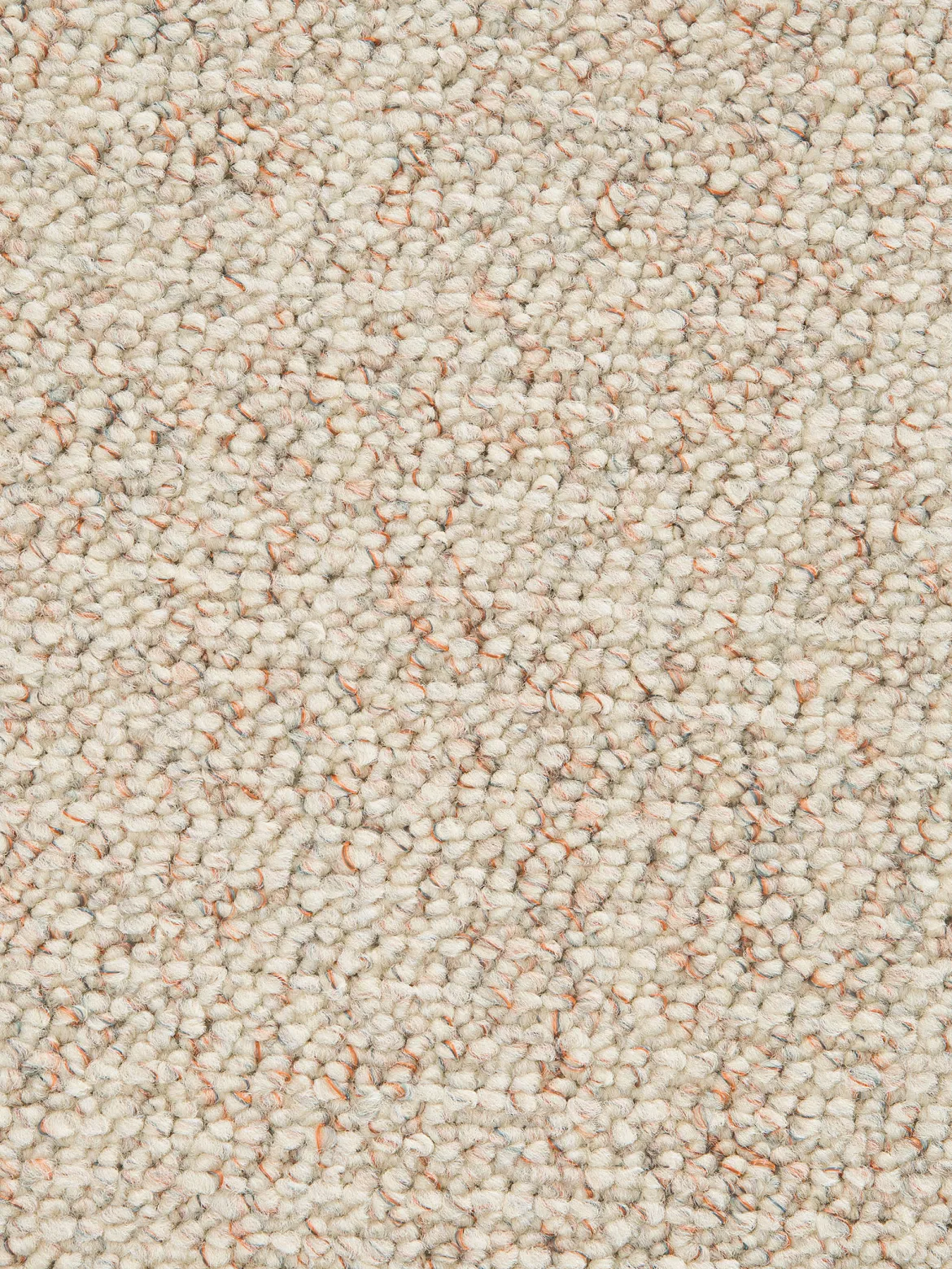 Karleby Moderner Teppich, Creme/Rot meliert