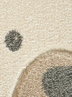 Karlo Kinder-Teppich, Creme/grau